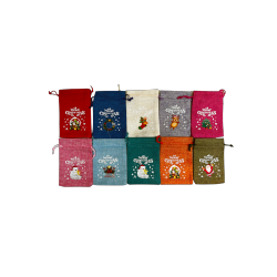Sachet Noël en tissus
