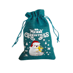 Sachet Noël en tissus