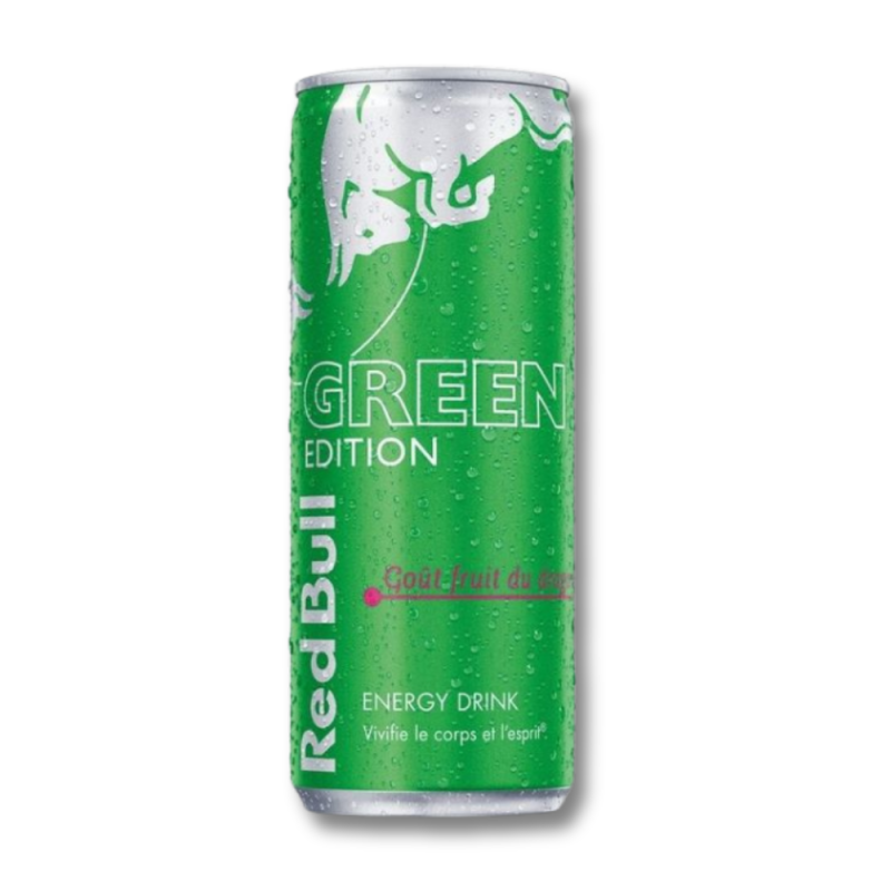 red bull green fruit du dragon