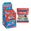 Boite présentoirs de sachet de carensac haribo, qui sont de petits dragées multicolores au goût de réglisse