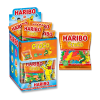Boite présentoirs de mini sachet de bonbon gélatine haribo multicolores et blanc en forme de crocodile