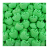 Pomme tendre verte plate