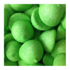 Vrac de balles de golf fini qui sont des guimauves verte au gout de pomme verte