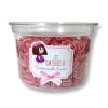 Pot de bonbon coquelicot qui sont des bonbon rouge en sucre cuit