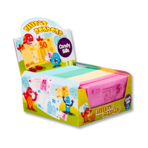 Billets de banque en bonbon