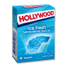 boite de hollwood ice fresh qui sont des chewing-gum à la menthe fraiche de couleur bleu claire