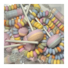 Bonbons dextrose colliers, sucettes et fizzy rolls