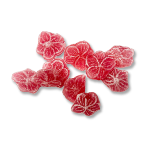 bonbon dur à la rose
bonbon en forme de rose