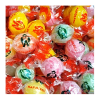 Bonbons emballés individuellement de couleurs et de goûts différentes