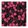 Vrac de mûres noir et rose de chez haribo qui sont des bonbons gélatineux en forme de mûres