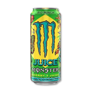 Monster Rio Punch 🍍 – un mélange exotique d’énergie et de fruits tropicaux pour un boost rafraîchissant et plein de soleil ! ☀️