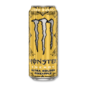 Canette Monster ultra gold couleur doré goût Ananas