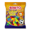 Emballage jaune des bonbons sport mix de la marque bebeto
