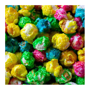 pop corn sucré multicolore de la marque Frit Ravich.