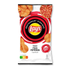 Paquet de chips de la marque Lay's en collaboration ave Pizza Hut. On peut y voir des chips ainsi qu'une pizza pepperoni.