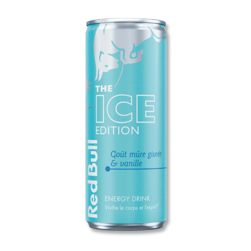 Red Bull "Ice" Vanille Mûre givrée - 25cl