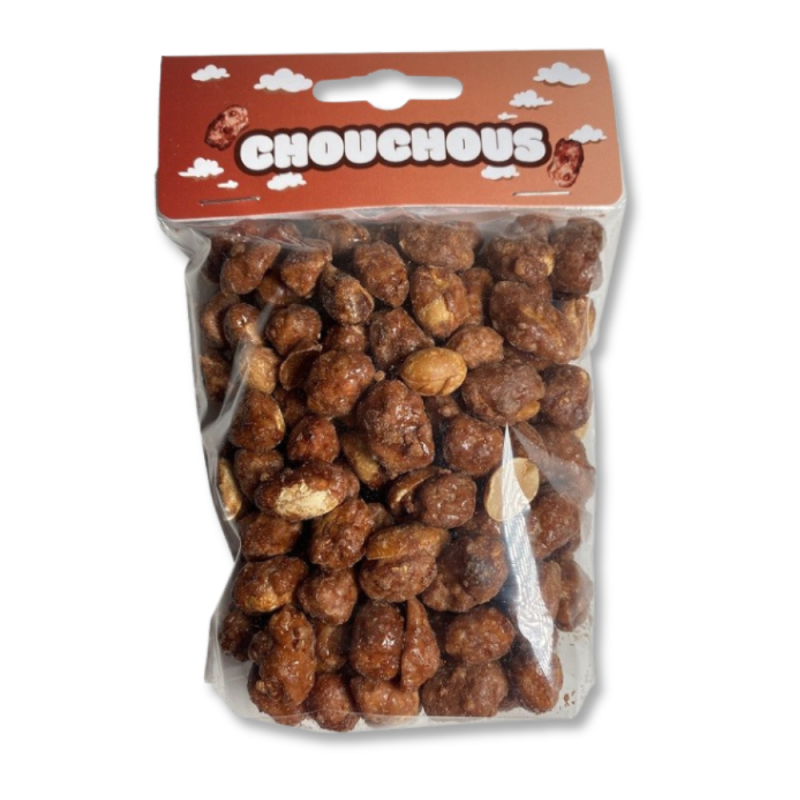 paquet de GMS mix chouchou de 150g, le sachet est transparent ce qui laisse voir le produit