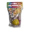 Mix de différents bonbons, le sachet est transparent ce qui laisse voir le produit