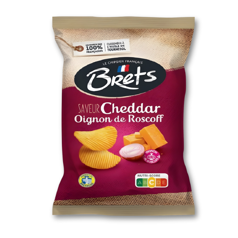 Bret's Cheddar Oignon de Roscoff - 125 g