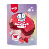 Sachet de la marque Amos qui contient 120g de bonbon en forme de coeur rouge