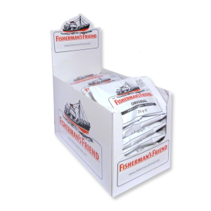 Carton gros conditionnement de fisherman's Friend Original à l'eucalyptus menthol