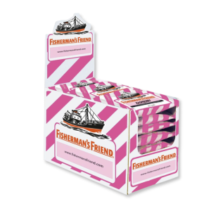Carton complet, conditionnement complet fisherman's framboise.