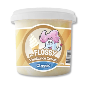Barbe à Papa Glace Vanille Mr Flossy - 40g