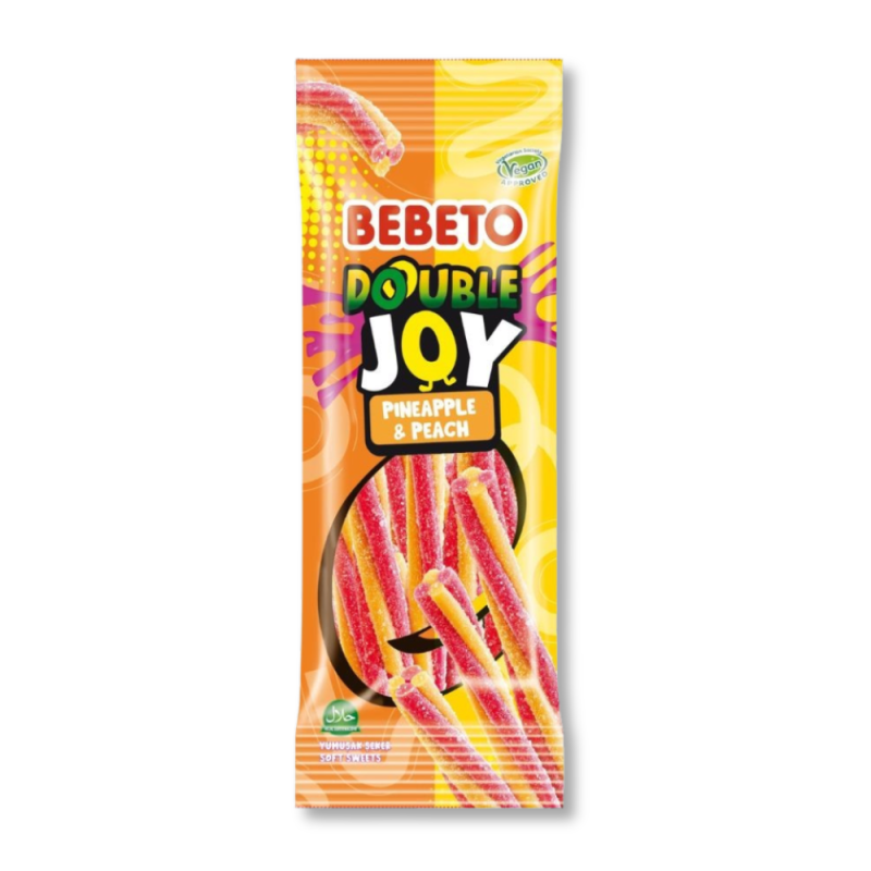 Double Joy Ananas Pêche Bebeto  - 75g